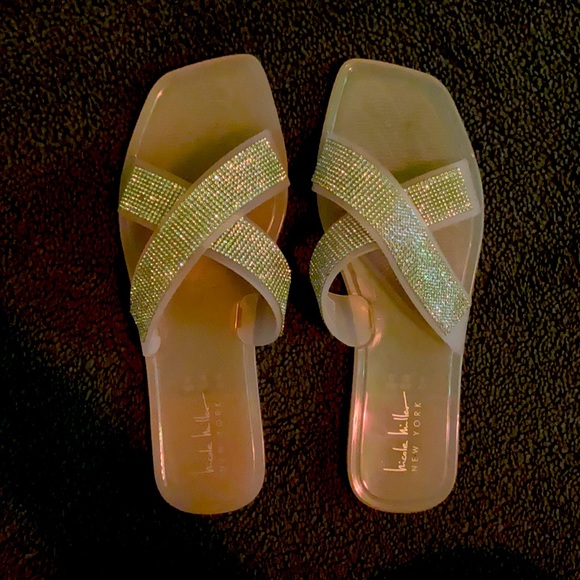 Shoes - Jelly rhinestone sandals